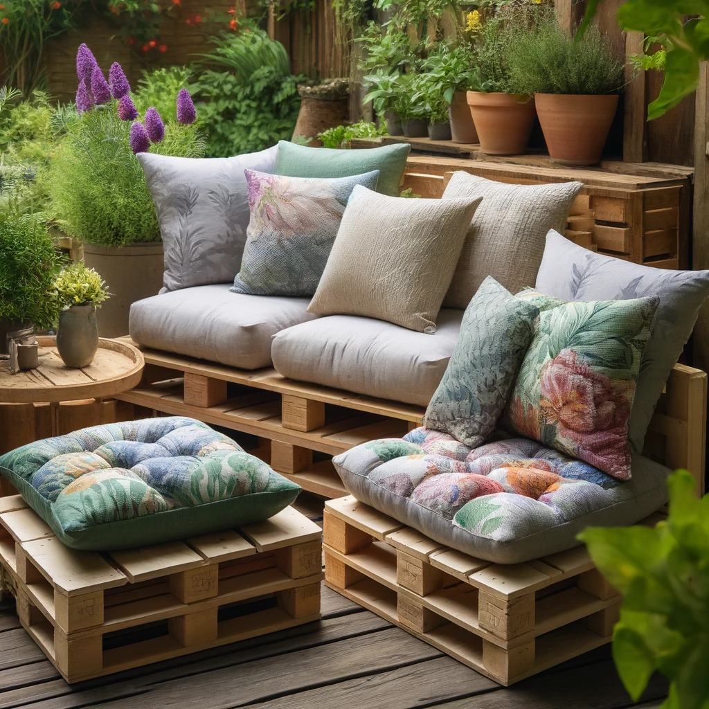Poduszki na palety - klucz do stylowego i komfortowego wypoczynku w ogrodzie
